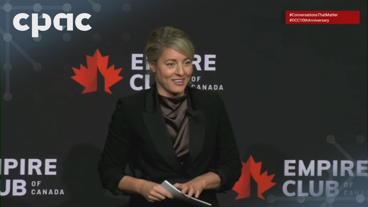 Industry Minister Mélanie Joly delivers remarks in Toronto – February 19, 2026