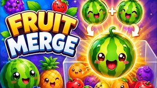 🍉 Can you create the biggest fruit? Welcome to another exciting Fruit Merge Game adventure! screenshot 5