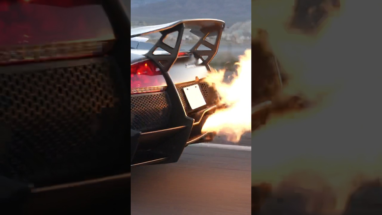 Murcielago SV flamethrower. Subscribe, the full version live on the channel!