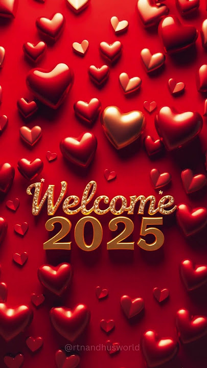 Happy New Year 2025 /Welcome 2025 / New year wish 2025