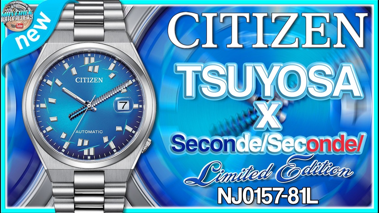 Cool Collaboration! | Citizen x Seconde/Seconde/ Tsuyosa 50m Auto