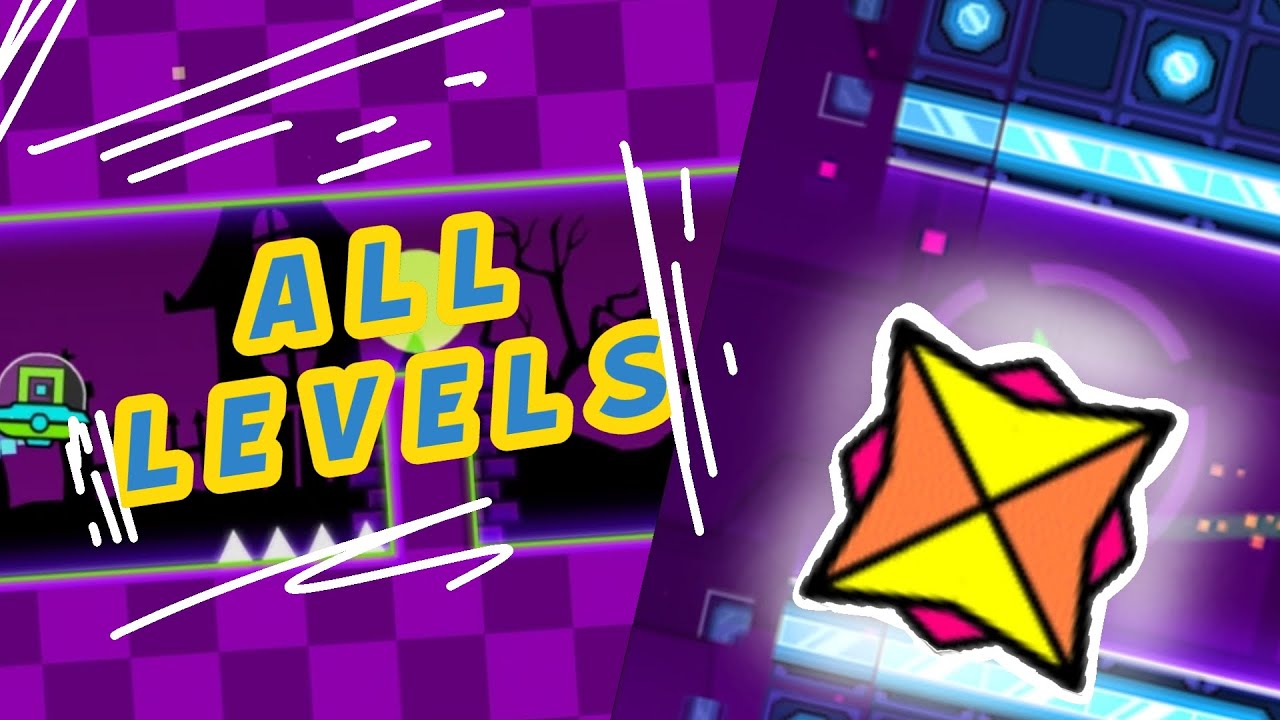 ALL LEVELS || GEOMETRY DASH WORLD