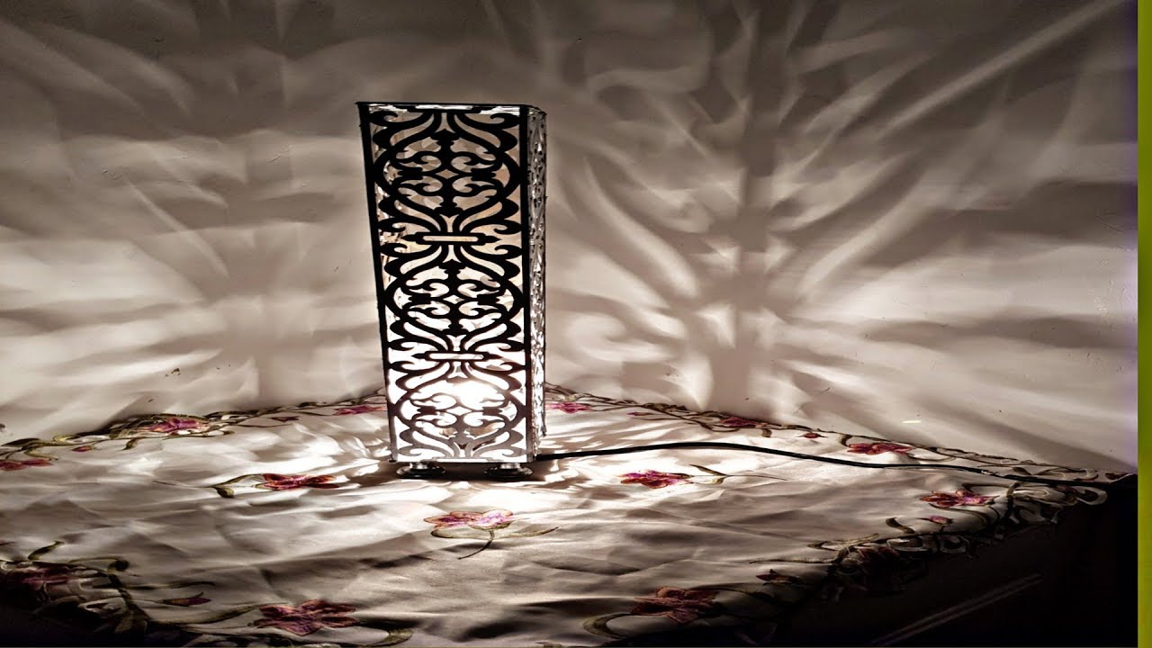 DIY /👍👍 صنع أباجورة سهلة وبشكل مختلف تستحق التجربة