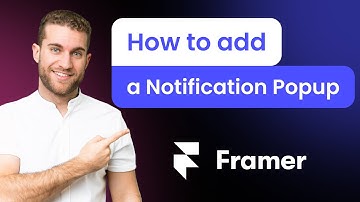How to add a Notification Popup to Framer