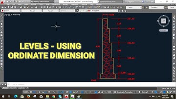 AutoCad || Levels - using ordinate dimension