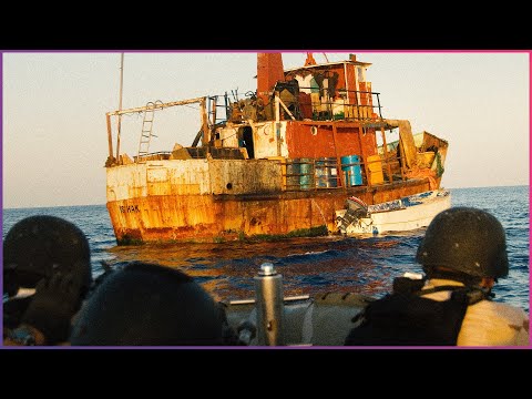 Navy Warship Prepares To Board In Somalian Pirate Territory documentary thumbnail