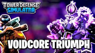 Void Caster & Void Reaver Boss Fight [Voidcore Triumph] | Tower Defense Simulator