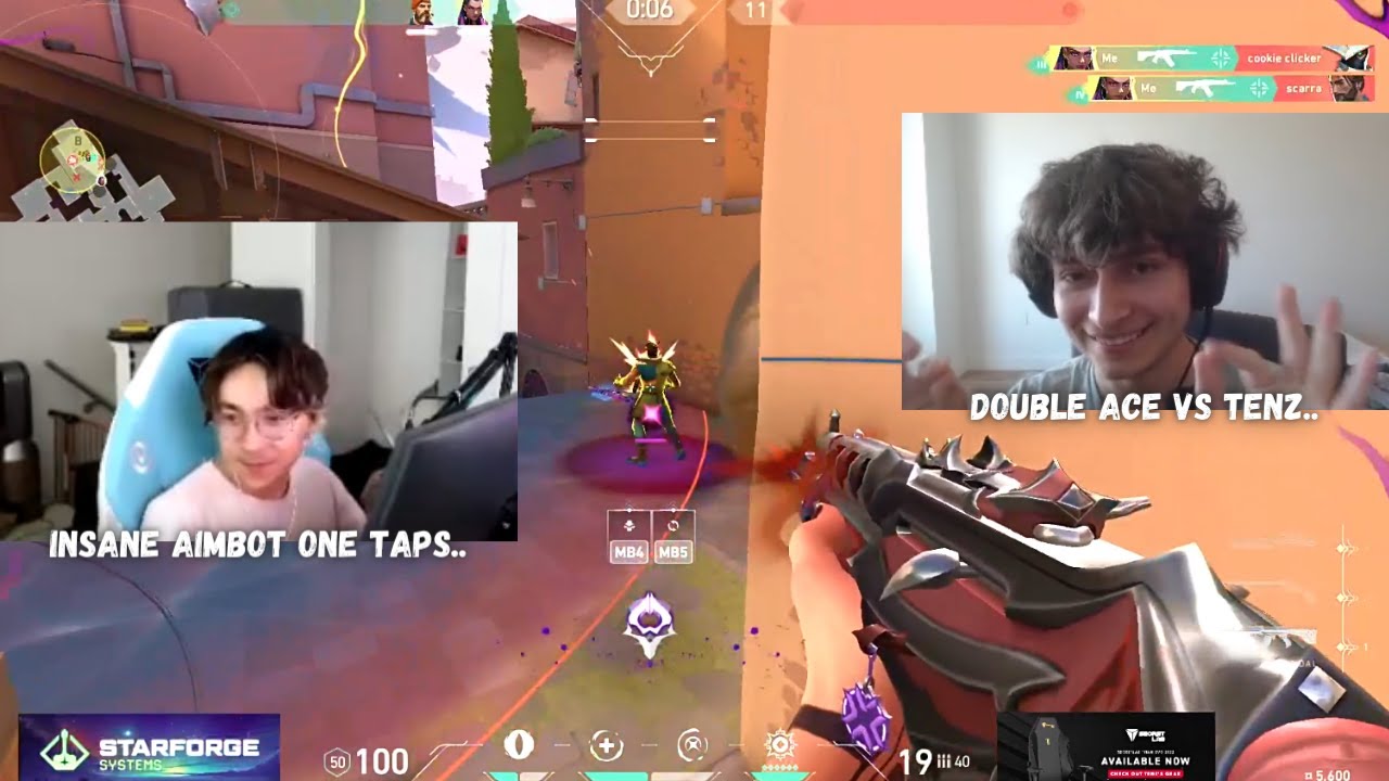 Sen TenZ Reyna Vs 100T Asuna Jett Happened In Otv Valorant Event..