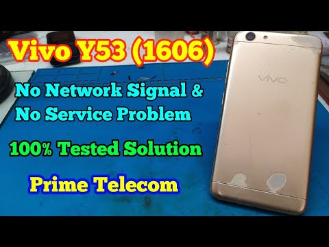 Vivo Y53 ( 1606 ) No Network & No Service | Network Problem | 100% Solution | Prime Telecom |