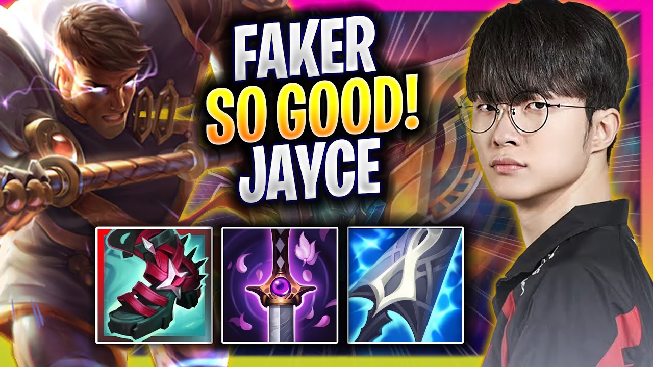 FAKER IS SO GOOD WITH JAYCE TOP! - T1 Faker Plays Jayce TOP vs Sion ...