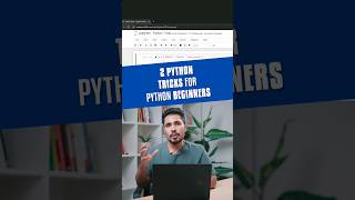 2 Python Tricks For Python Beginners #python #programming