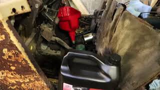 TCM Forklift Truck Tor-Co-Matic fluid change