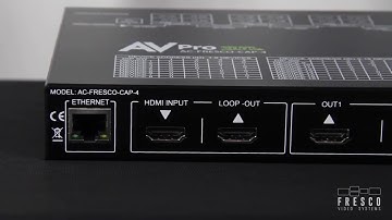 Fresco 4 Video Walls Sencillos - AVPro Edge