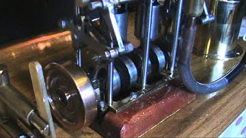 Marine Twin Steam Engine Plant Runs On A Stuart 504 Boiler.