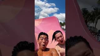 Hardest Drop Waterslide POV in Alabama 🎢 | Thrill Circuit #shorts  #shorts #waterpark #waterslide