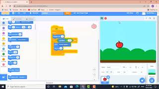 Fruit Catcher 2022 | Scratch Tutorials | Catch the Fruit game in Scratch 2022 screenshot 1