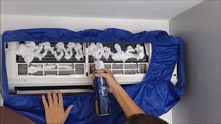 DIY Allin1 Aircon Cleaning Kit Cleaning Demostration