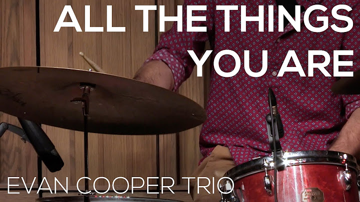 All the Things You Are Unplugged version - Unplugged performance video thumbnail