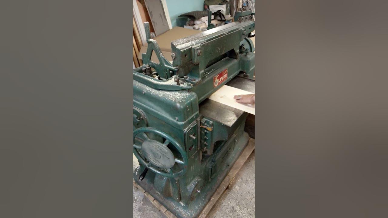 299D OLIVER SINGLE SURFACE PLANER YouTube