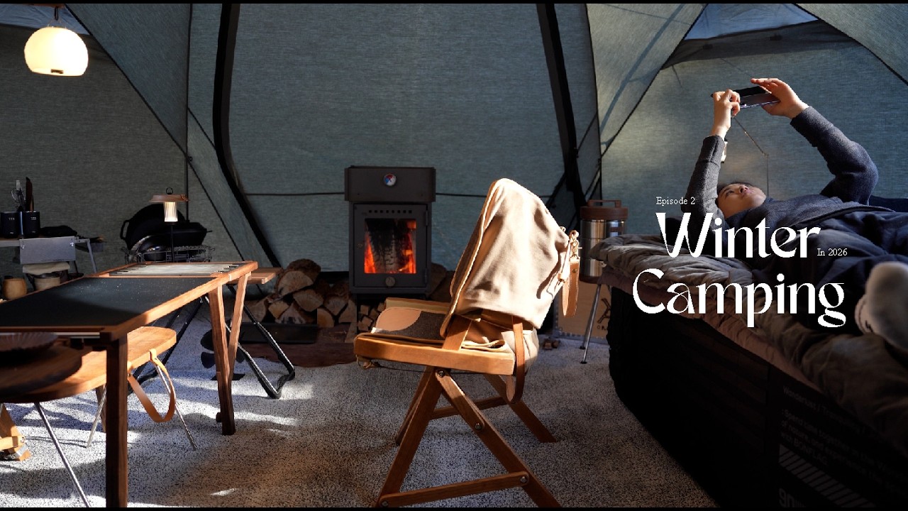 [4K] 우리만의 아지트에서 3박4일 설중캠핑!