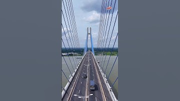 Vàm Cống - Cây cầu hiện đại nhất miền nam.