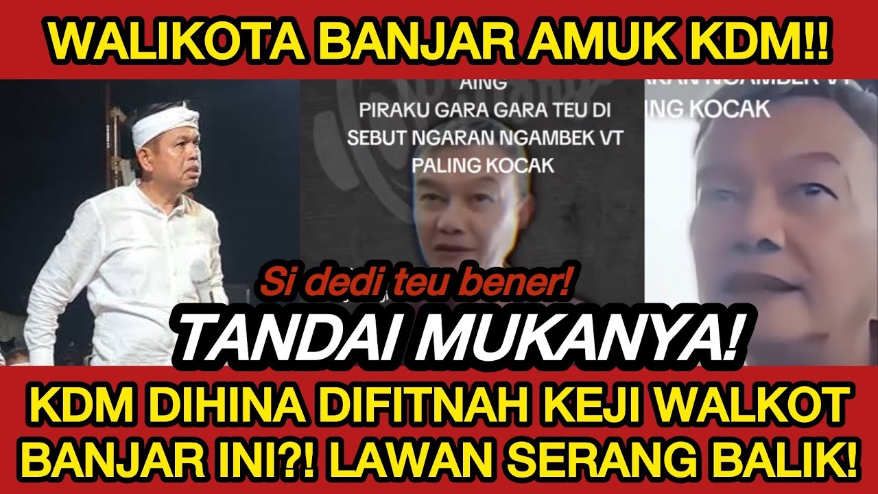 MAMPUS‼️SERANG KDM WALIKOTA BANJAR KETAHUAN SKANDAL BESAR? TERANCAM DITURUNKAN?! TANDAI MUKANYA!