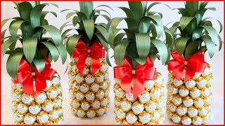 🍍 Large order. Pineapples from candies and champagne 🍍 Sweet and original gifts