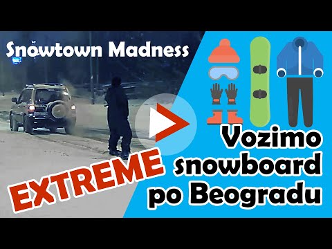 URBAN SNOWBOARDING - Vozimo snowboard po Beogradu, nije nas iznenadio sneg u januaru!