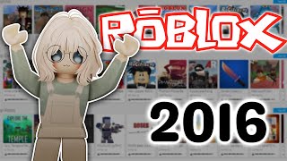 Revisiting Roblox Games from 2016 in 2024!