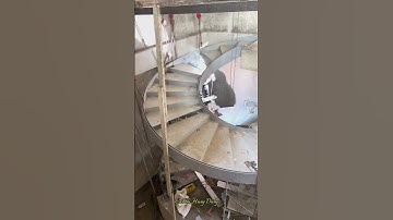 Mẫu cầu thang xoắn ốc đường kính hơn 5 mét #cauthangdep #cauthangxoanoc