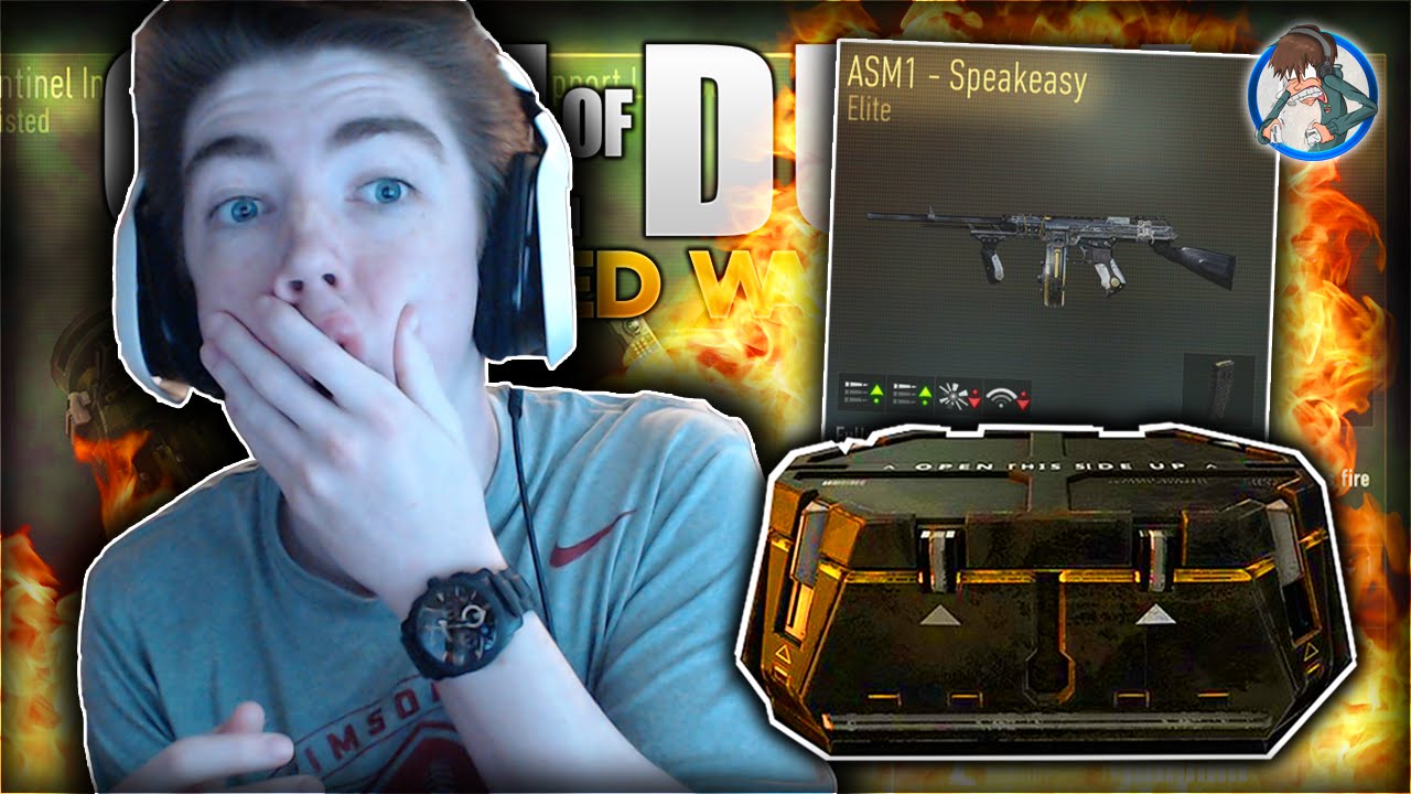 Advanced Warfare: EPIC SPEAKEASY REACTION + NEW COWBOY GEAR! BEST SUPPLY DROP OPENING! (COD AW)