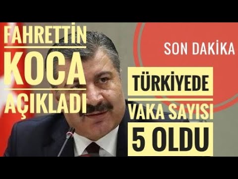 son-dakİka-tÜrkİyede-#koronavİrÜs-vaka-sayisi-5-oldu