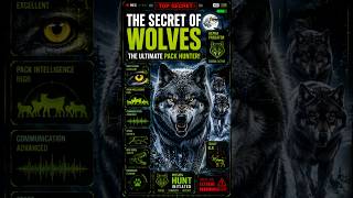 Why Wolves Never Hunt Alone!🐺 (The Secret Revealed!)😱 #shorts #wolves #wolf #howlingwolves #wolfteam