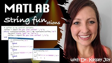 MATLAB: String Functions - contains/strfind (3 of 9)