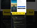 React Hook Form + Zod NextJs Login Page