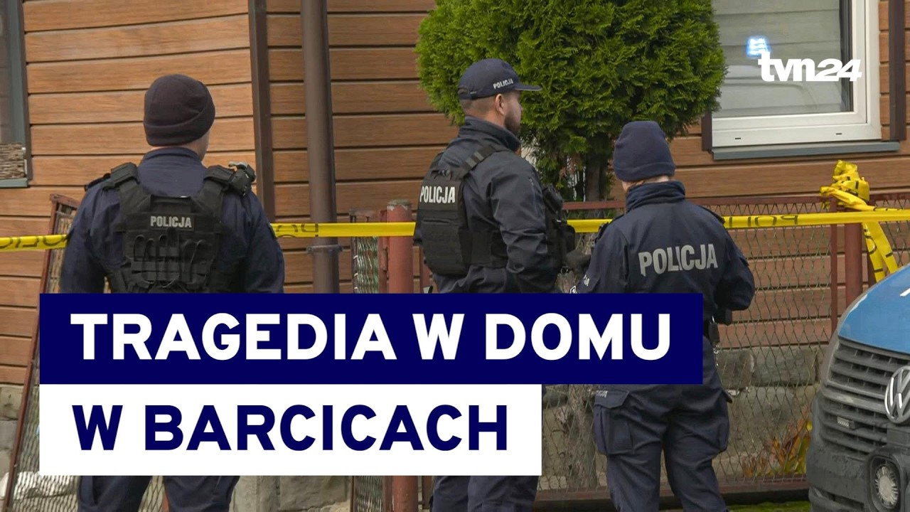 Ciała trzech osób w Barcicach Górnych, to rodzina. Zatrzymano 25-latka, syna jednej z ofiar