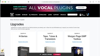 The Waves Upgrade Suggestions Web Page is Extremely Confusing, and Other Opinions on Waves Plugins