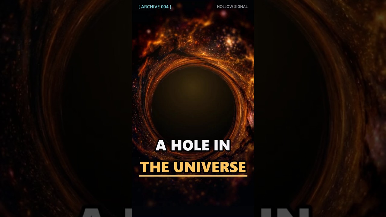 If We Lived Inside This Void We'd Think We Were Alone #shorts