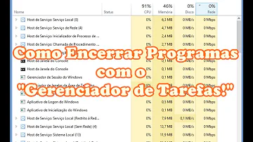 Como ver os arquivos em execução no Windows?