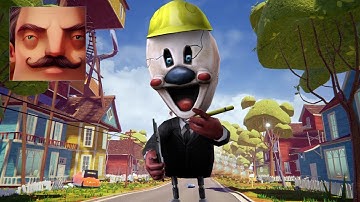 Hello Neighbor - New Neighbor Ice Scream 4 Mini Rod Operator Act 1 Gameplay Walkthrough