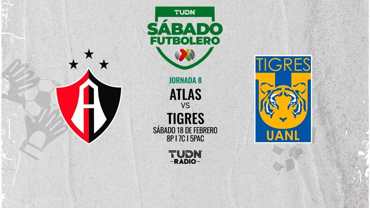🔴 EN VIVO: ATLAS VS TIGRES | JORNADA 8 LIGA MX CL23 - TUDN RADIO - YouTube