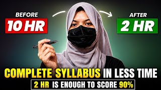 I Studied Only 2 Hours &amp; Scored 90% 😳 (Real Strategy) 