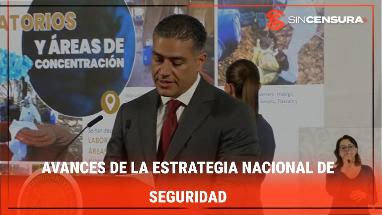 AVANCES de la ESTRATEGIA nacional de SEGURIDAD - YouTube