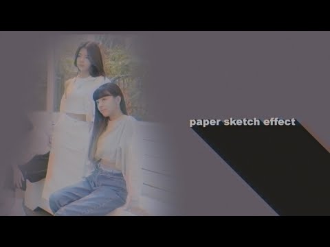 paper sketch effect | ae tutorial