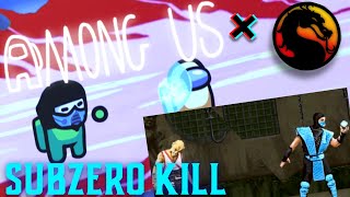 Among Us Custom SubZero Kill Animation | Among Us x Mortal Kombat (ORIGINAL)