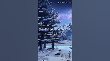 سورة الأنبياء ( ٨٣ - ٨٦) / ياسر الدوسري