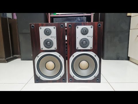 Lo-D (Hitachi) 8-inch 3WAY Vintage Bookshelf Speaker HS-3