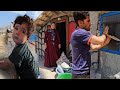 Ali and Zahra's efforts to rebuild the ruined house
