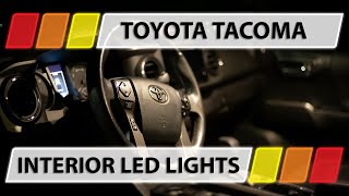 Toyota Tacoma Mods | Interior LED Lights | Vanity Lights | Map Lights | Dome Light | Diode Dynamics
