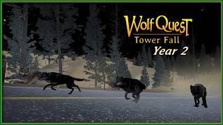 Two Sick Pups?! || WolfQuest: Tower Fall - Year 2 #4